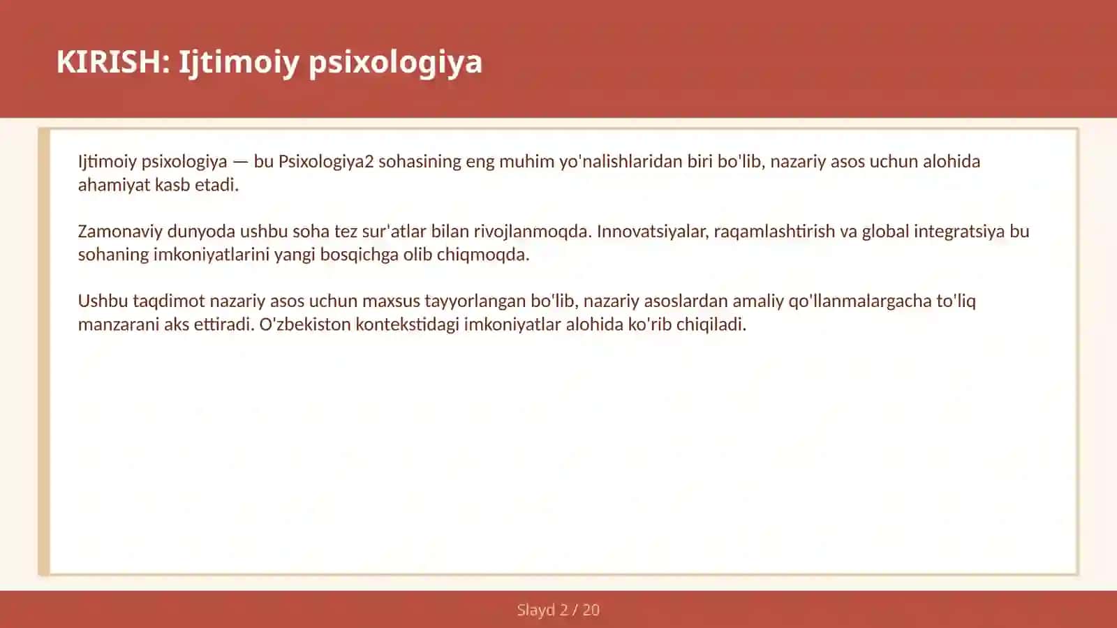 IJTIMOIY PSIXOLOGIYA 2