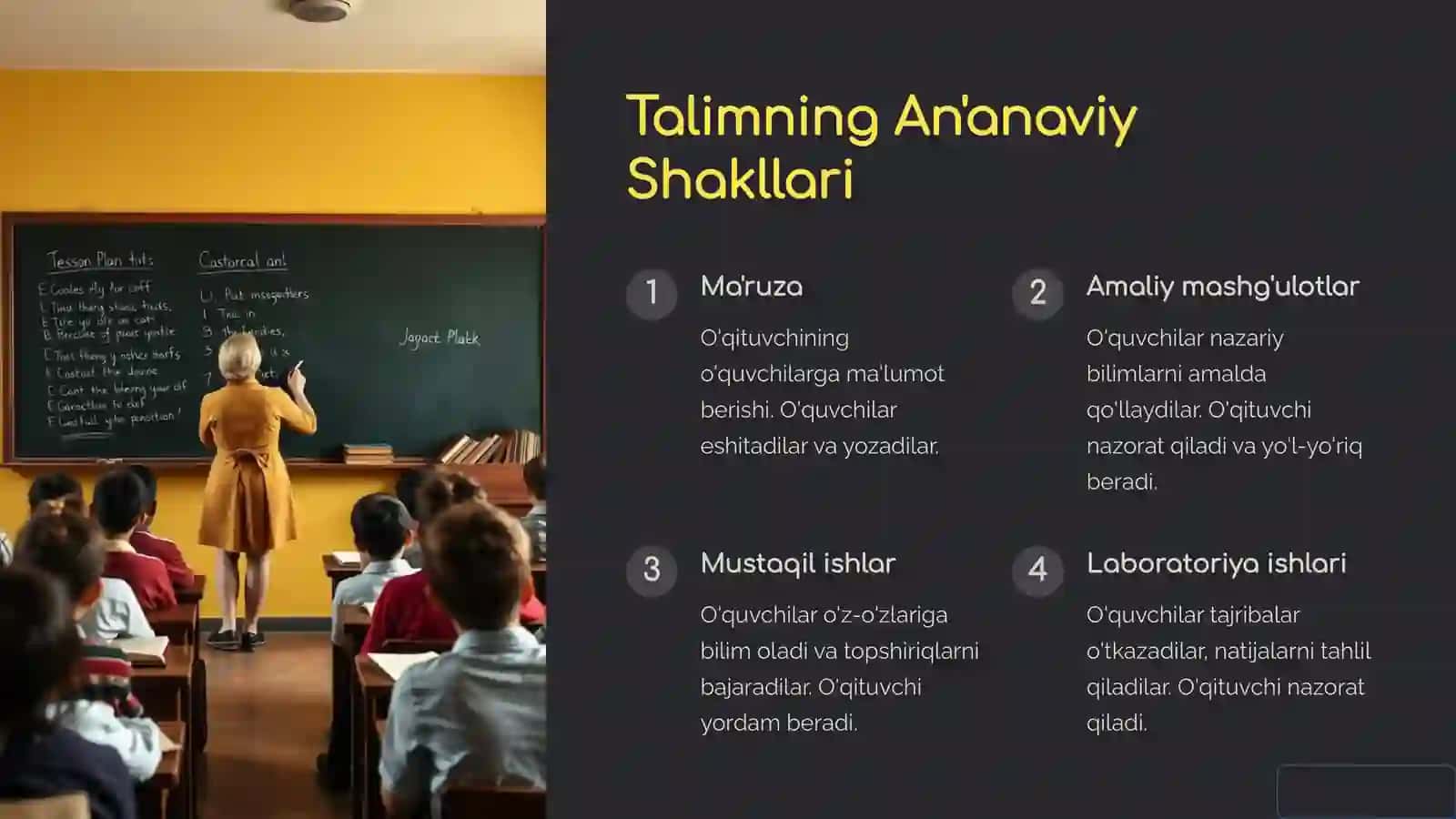 Talimning Shakllantiruvchi Shakllari va Vositalari 2