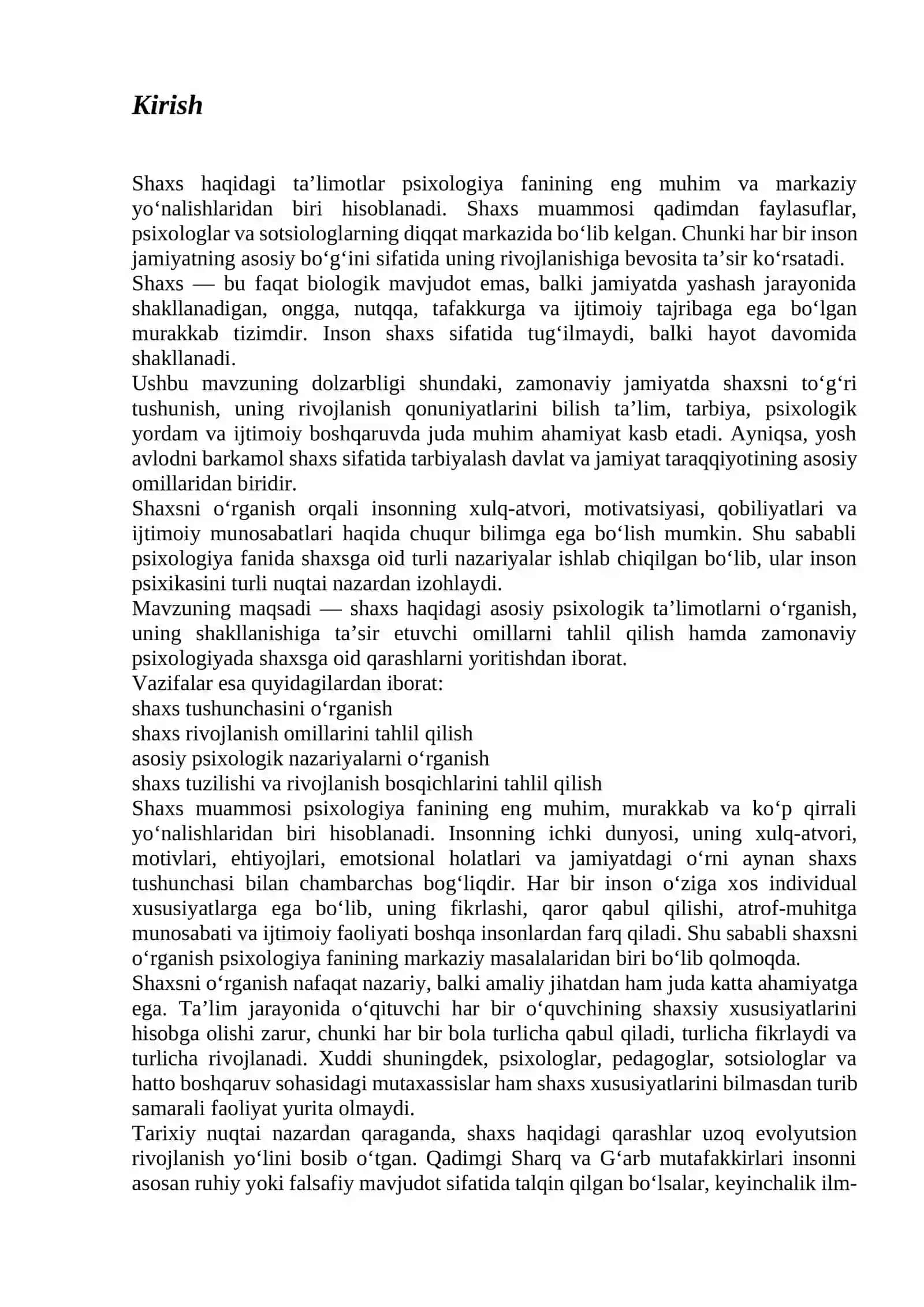 Shaxs tushunchasi va uning mohiyati 2