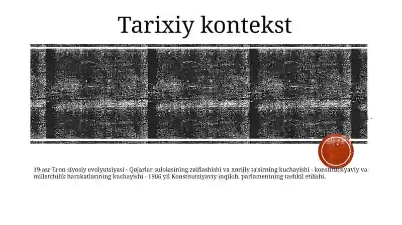 19-Asrda Eron Islom Respublikasi 2