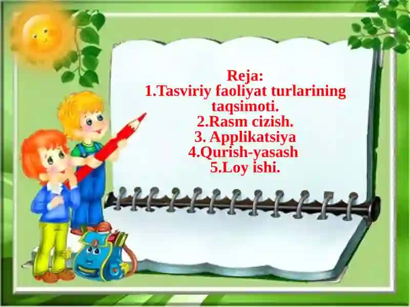 Tasviriy faoliyatturlari 2