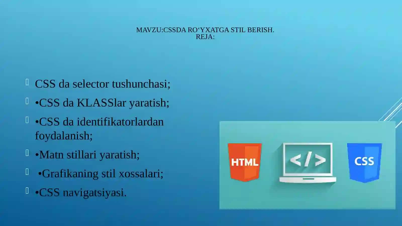 Kompyuter grafikasi va web-dizayn 2