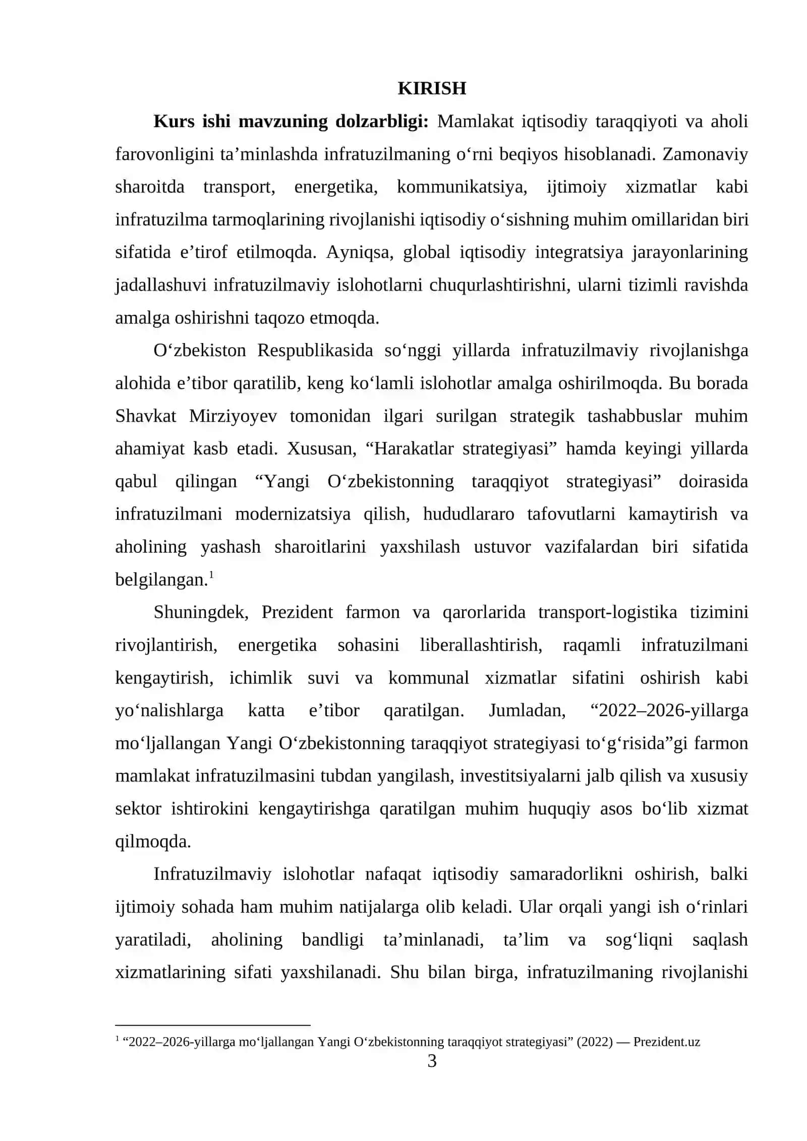 Infratuzilmaviy islohotlarning ijtimoiy-iqtisodiy ahamiyati 2