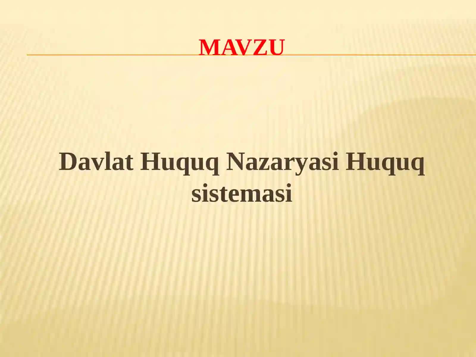 Davlat Huquq Nazariyasi 2