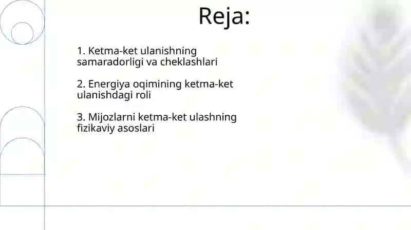 Istemolchilarni ketma-ket ulash (Fizika) 2