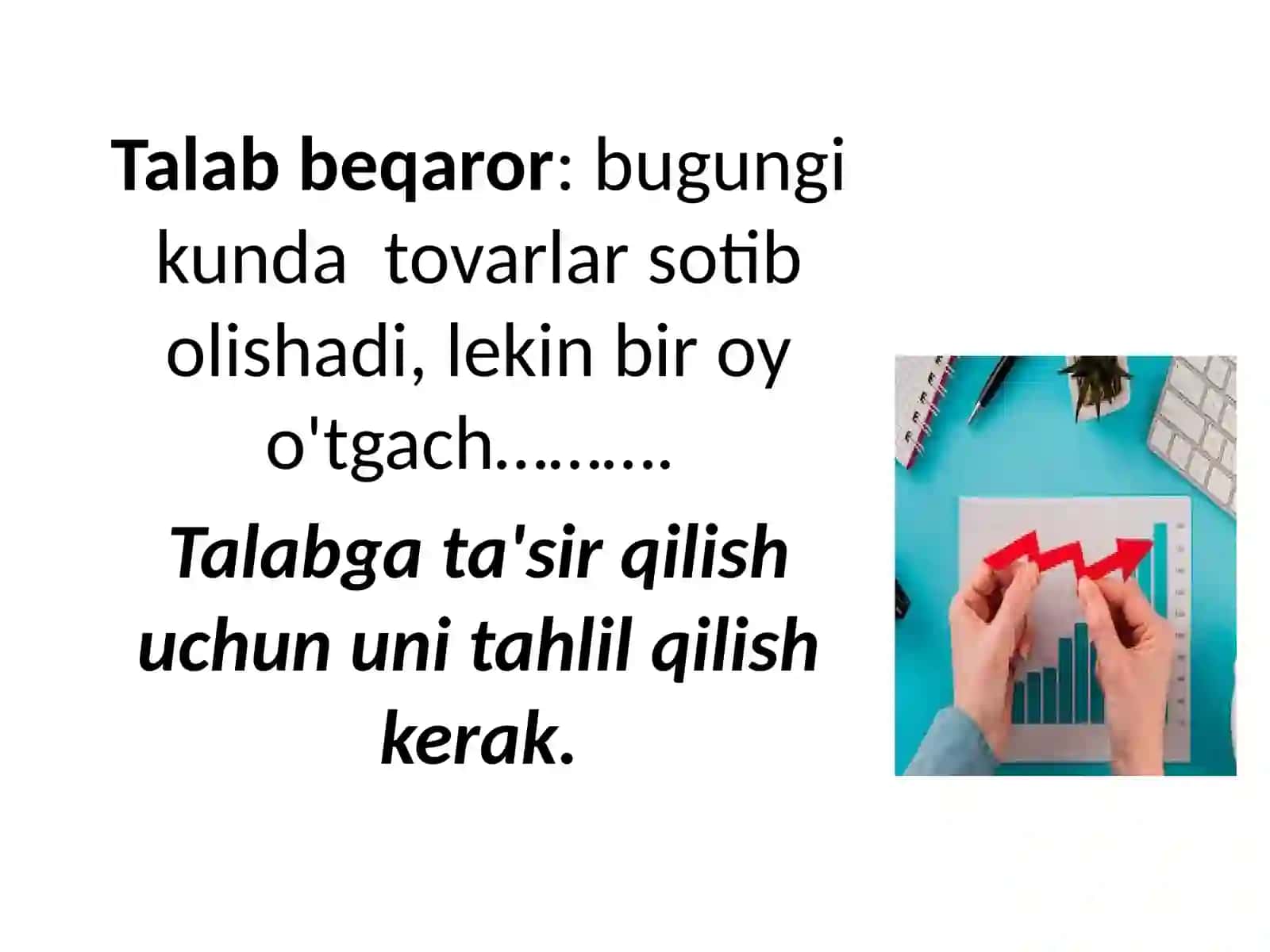 Talabni tahli etish va prognoz 2