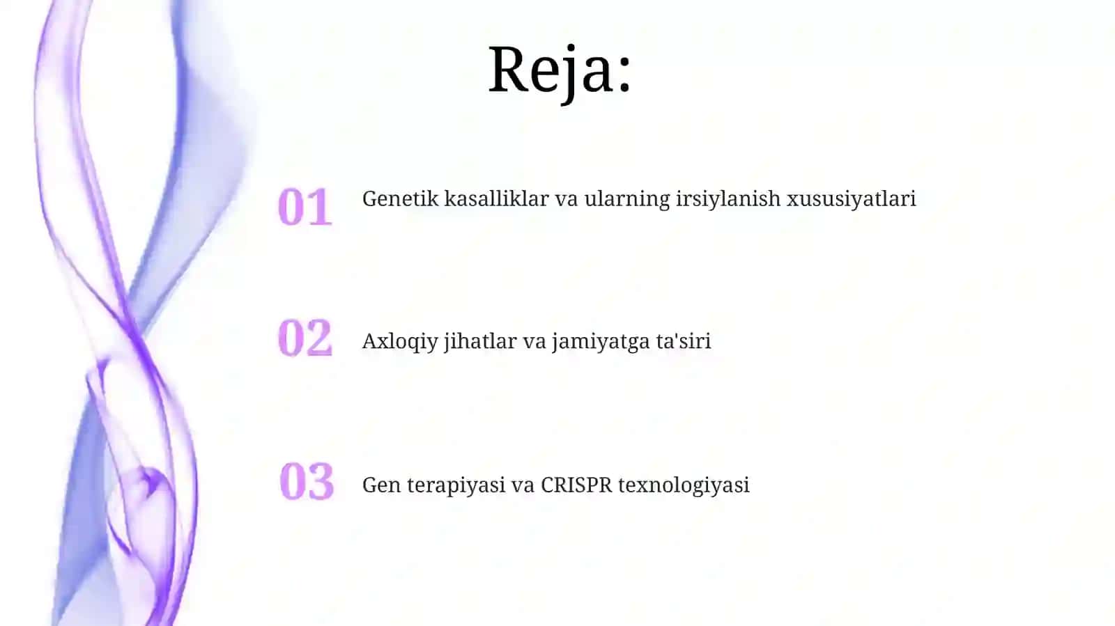 Genetik maslahat 2