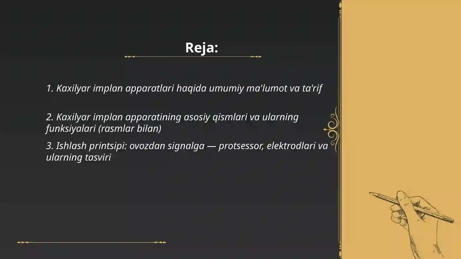 Kaxilyar implan apparatlari haqida malumot va rasmlar qarorlari 2