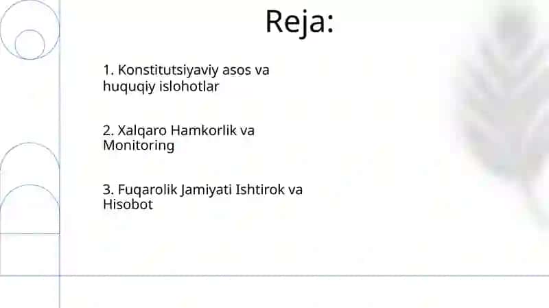 Inson huquqlari va erkinliklari kafolatining yaratilishi 2