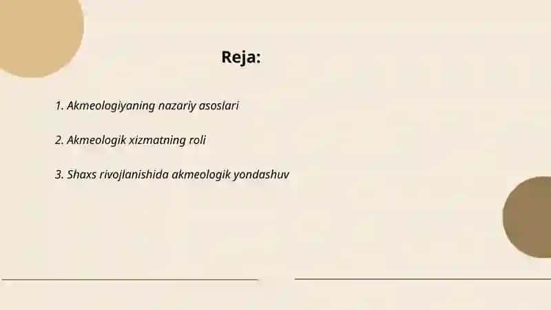 Akmeolog akmeologik xizmatda faoliyat sub'yekti sifatida. 2
