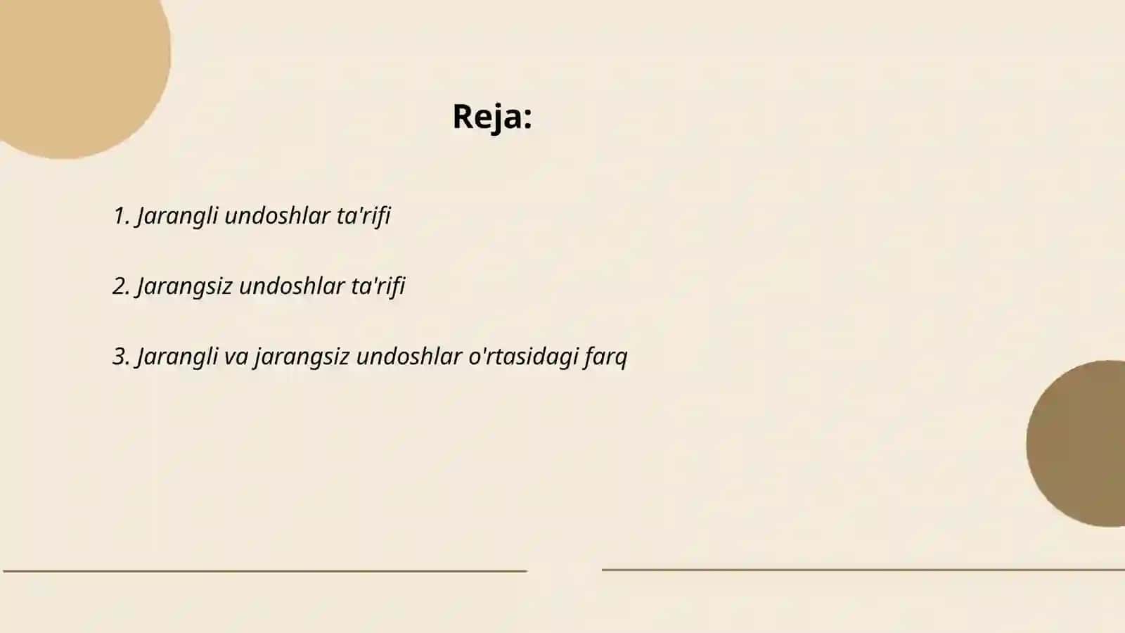Jarangli va jarangsiz undoshlar 2