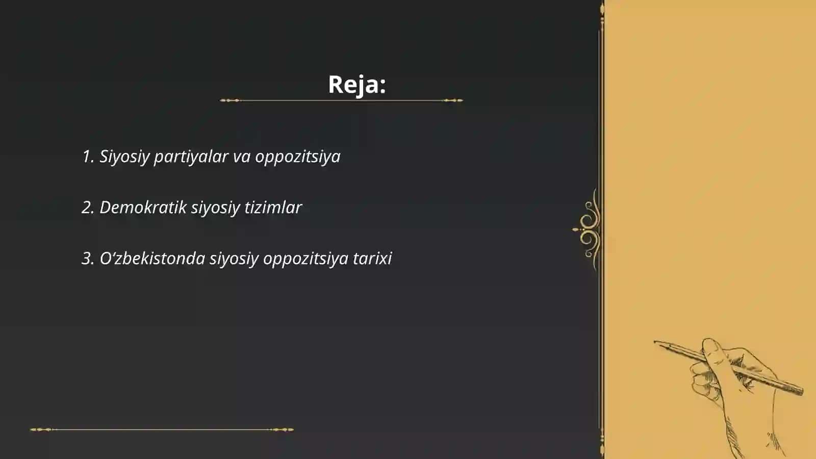 Siyosiy oppozitsiya 2
