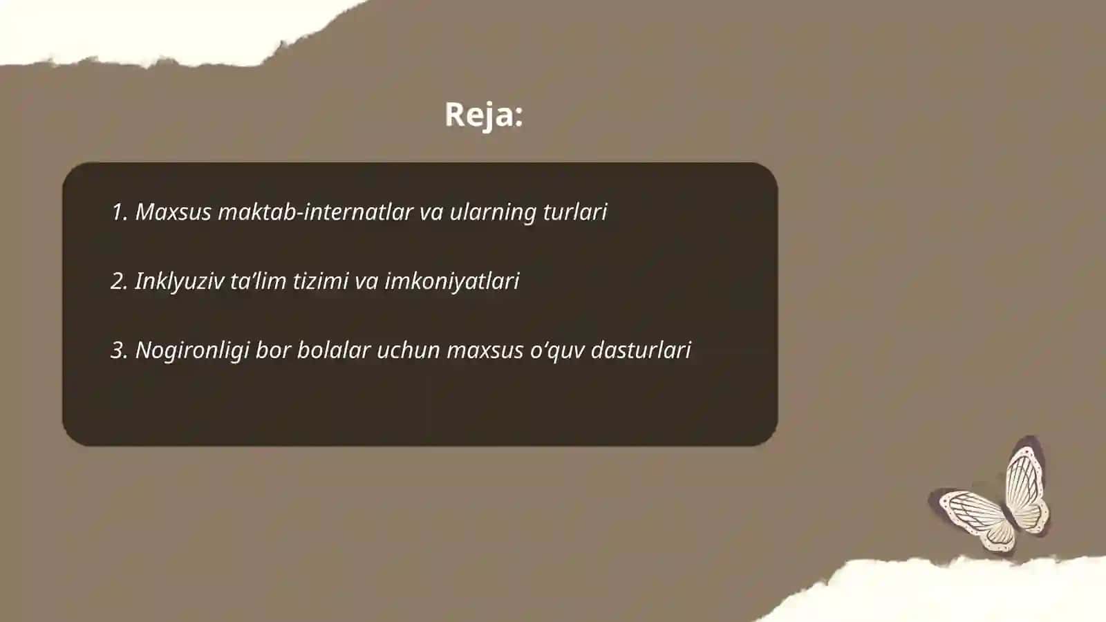 Maxsus maktab-internatlar va ularning turlari 2