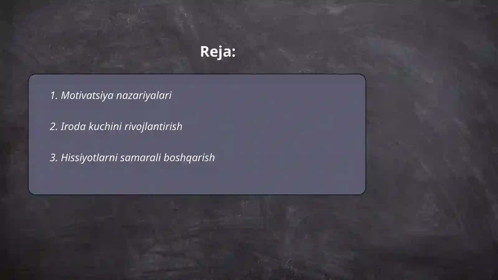 Motivatsiya nazariyalari 2