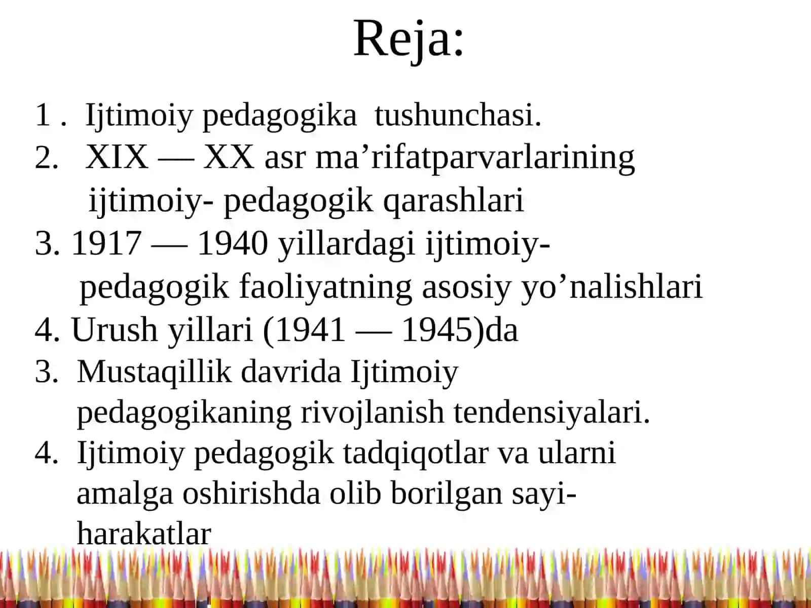 O‘zbekistonda ijtimoiy pedagogikaning rivojlanish tarixi 2