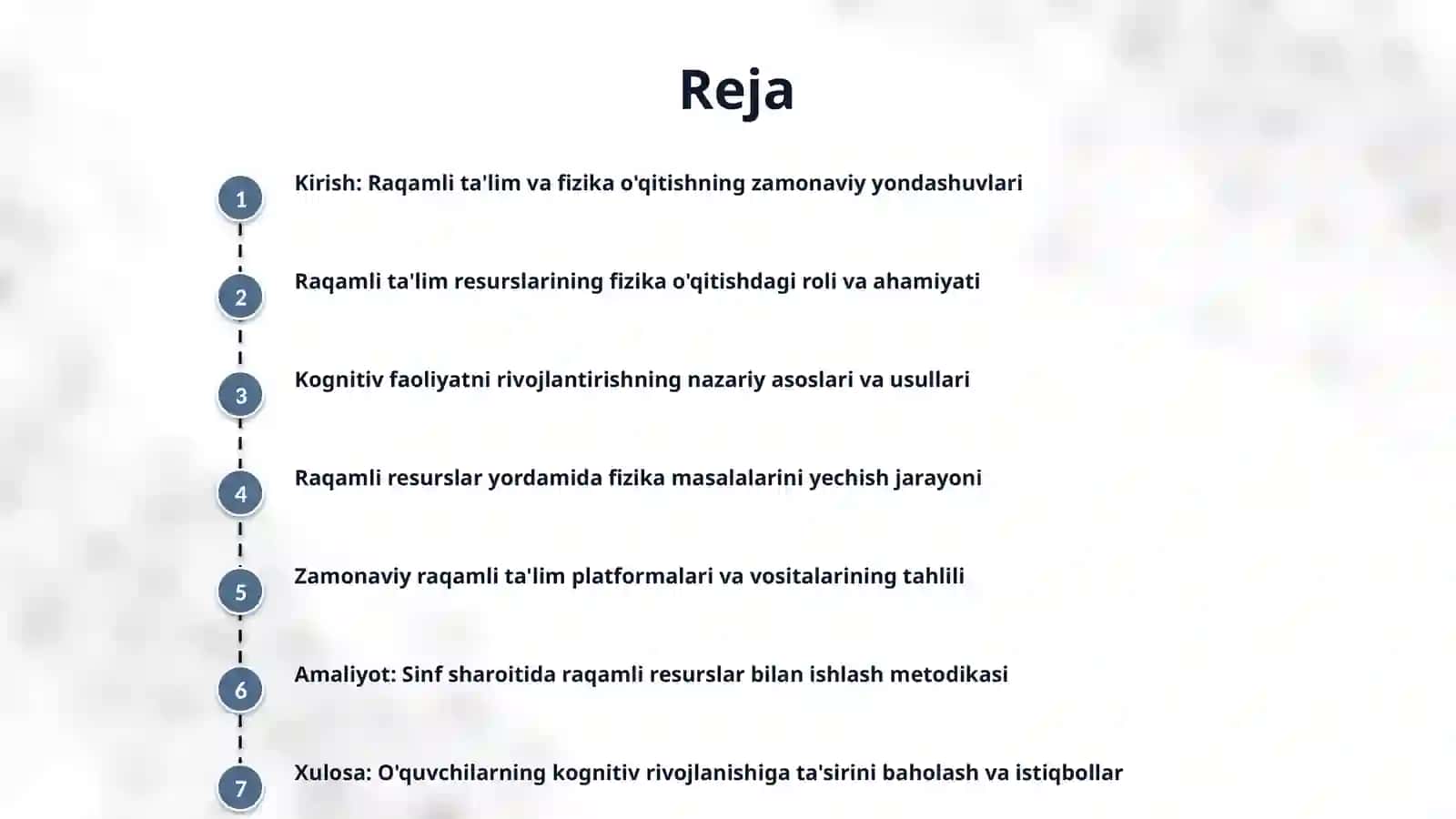Raqamli ta'lim resurslari asosida fizika fanidan masalalar yechish orqali oʻquvchilarning kognitiv faoliyatini rivojlantirish 2