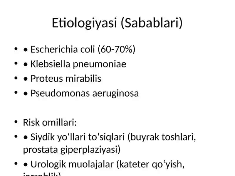 Urosepsis 2