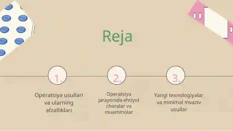 Umurtqa po'g'onasi patologiyalarini operativ davolash usullari 2