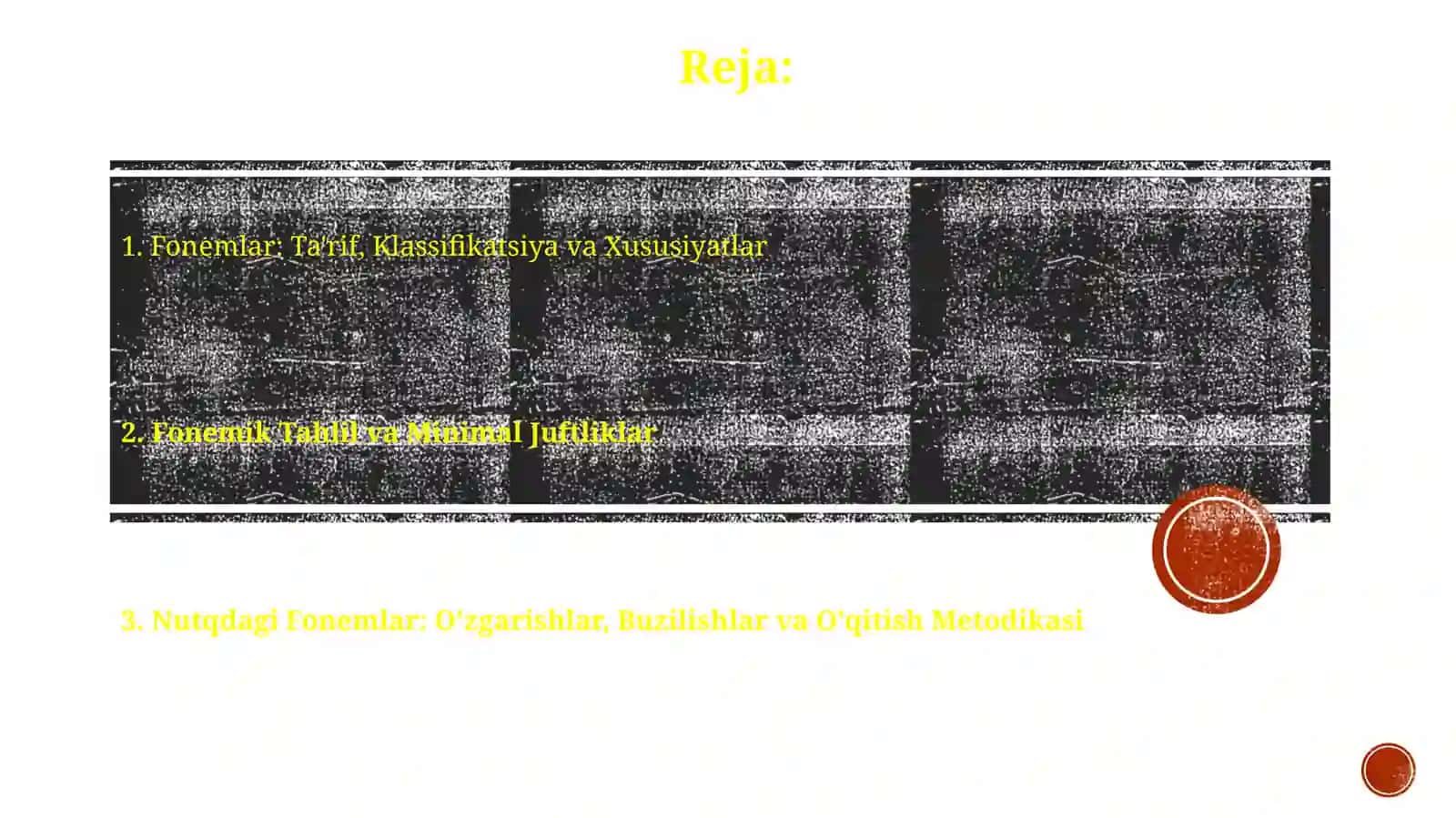 Fonemalarning lisoniy va nutqiy xususiyatlar bo'yicha mashqlar tahlili 2