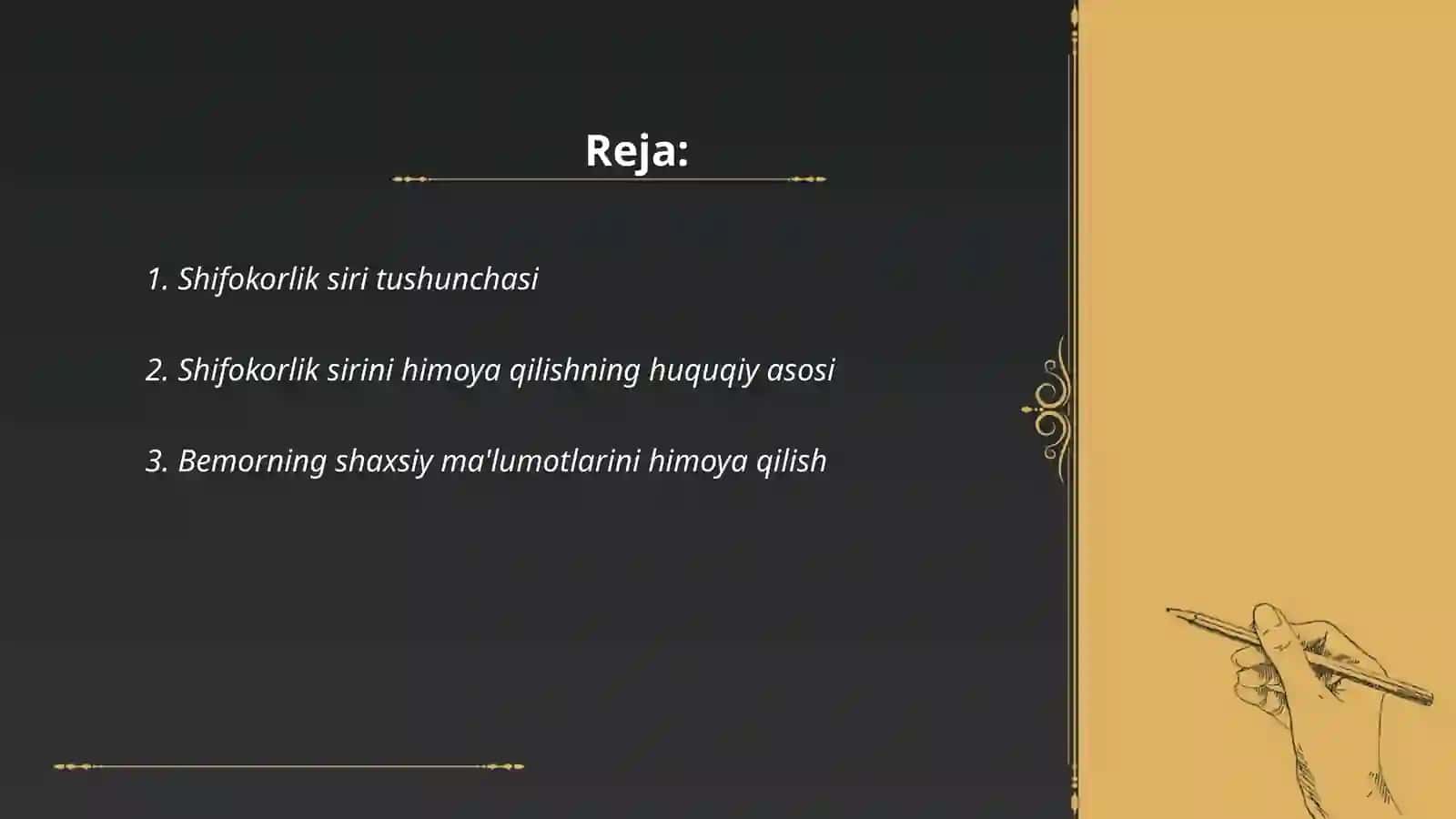 Shifokor siri muammosining etik-huquqiy jihatlari 2