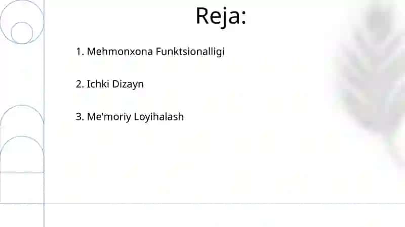 Arxitekturada mehmonxona haqida maʼlumot 2