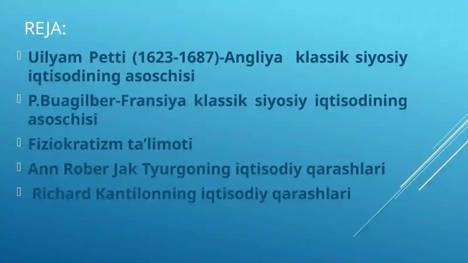 Klassik maktabning iqtisodiy ta’limotlari, Angliya va Fransiyada klassikIqtisodiy maktabning shakllanishi 2