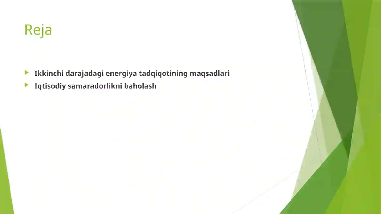 Ikkinchi darajali (Chuqur energiya auditi)energiya auditi 2