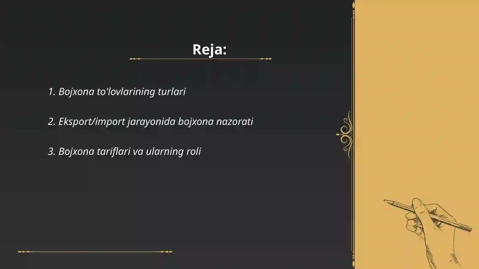 Bojxona to'lovlarining turlari 2
