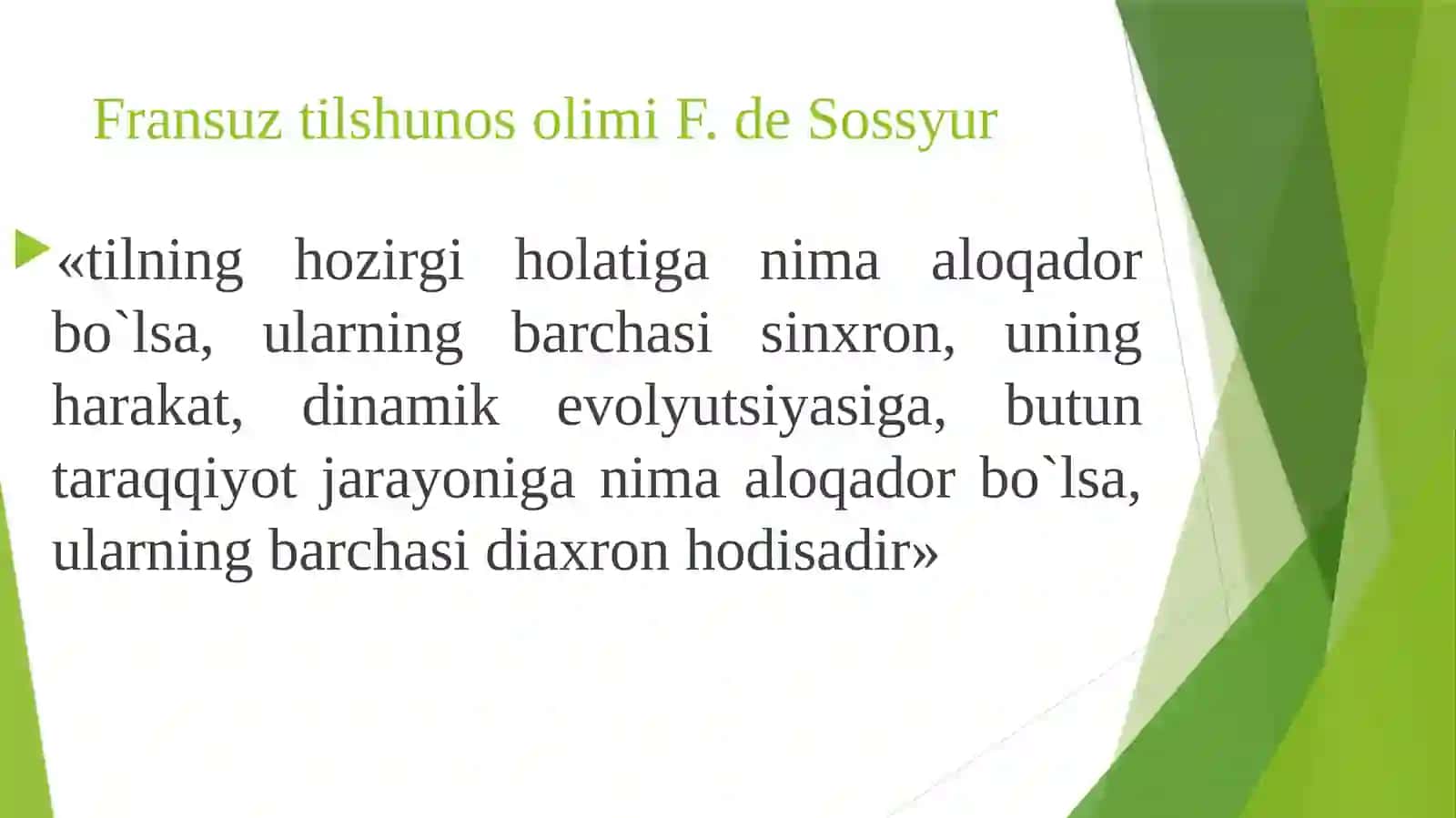 Sotsiolingvistikaning asosiy yo‘nalishlari 2
