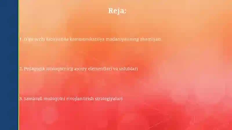 O'qituvchi faoliyatida muloqot madaniyati 2