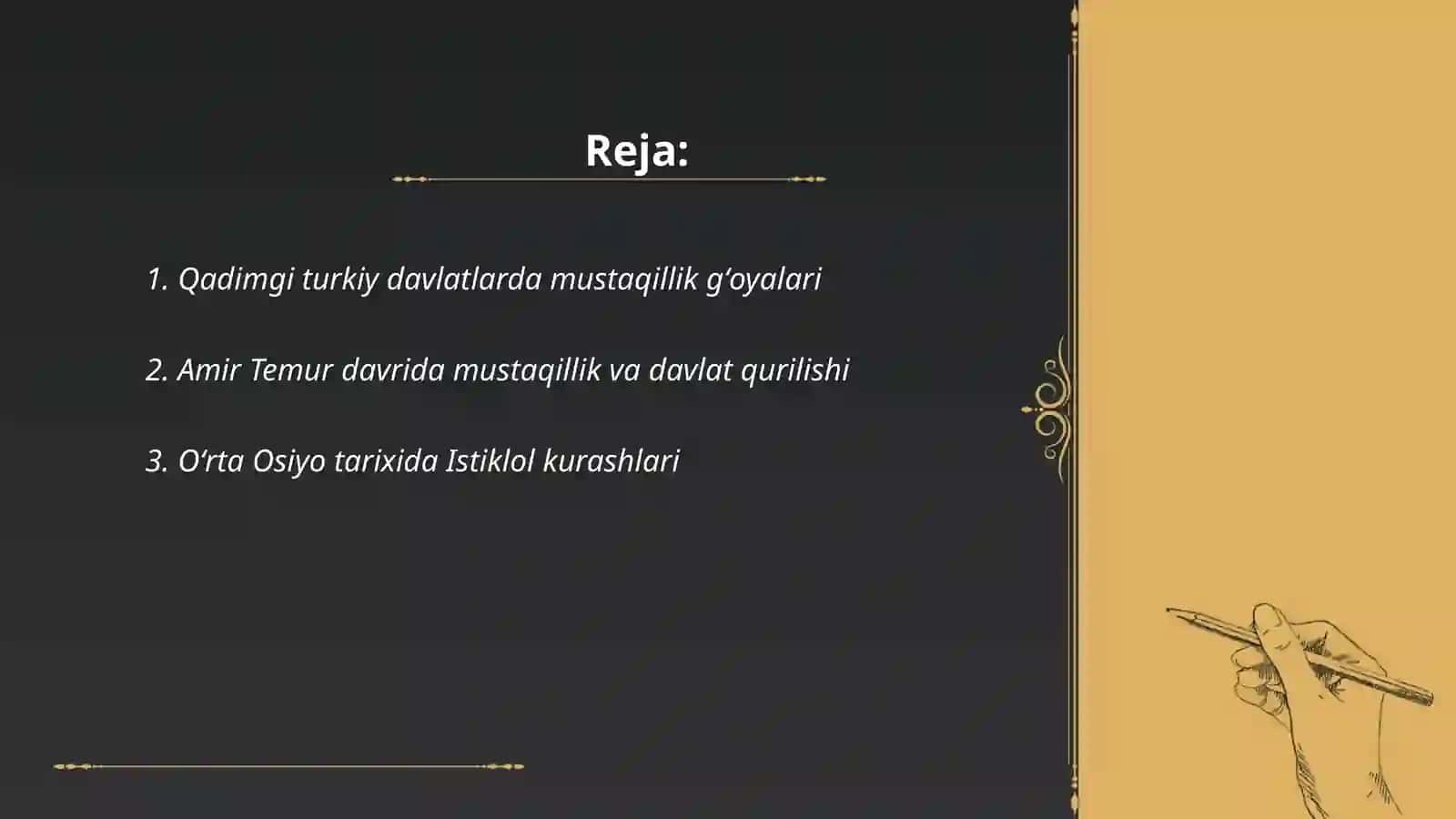 Oʻzbekistonda mustaqillik gʻoyalarining tarixiy asoslari 2