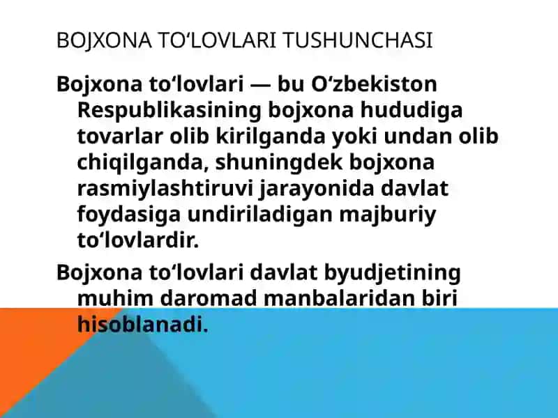 Bojxonato’lovlari 2