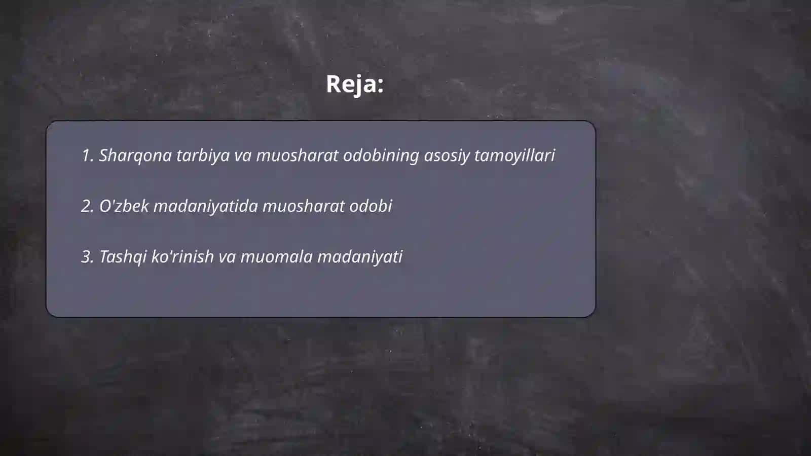 Sharqona tarbiya va muosharat odobining muloqotga ta'siri 2