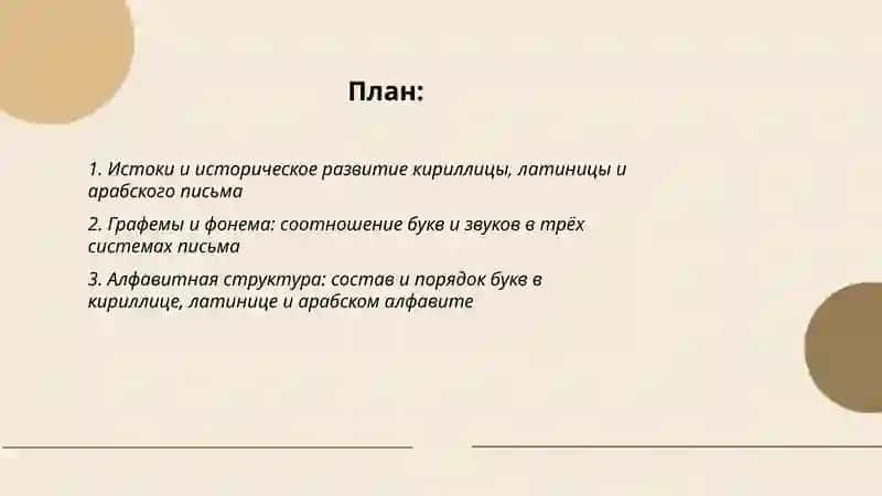 Исследование письменности: сравнение кириллицы, латиницы и арабского письма 2