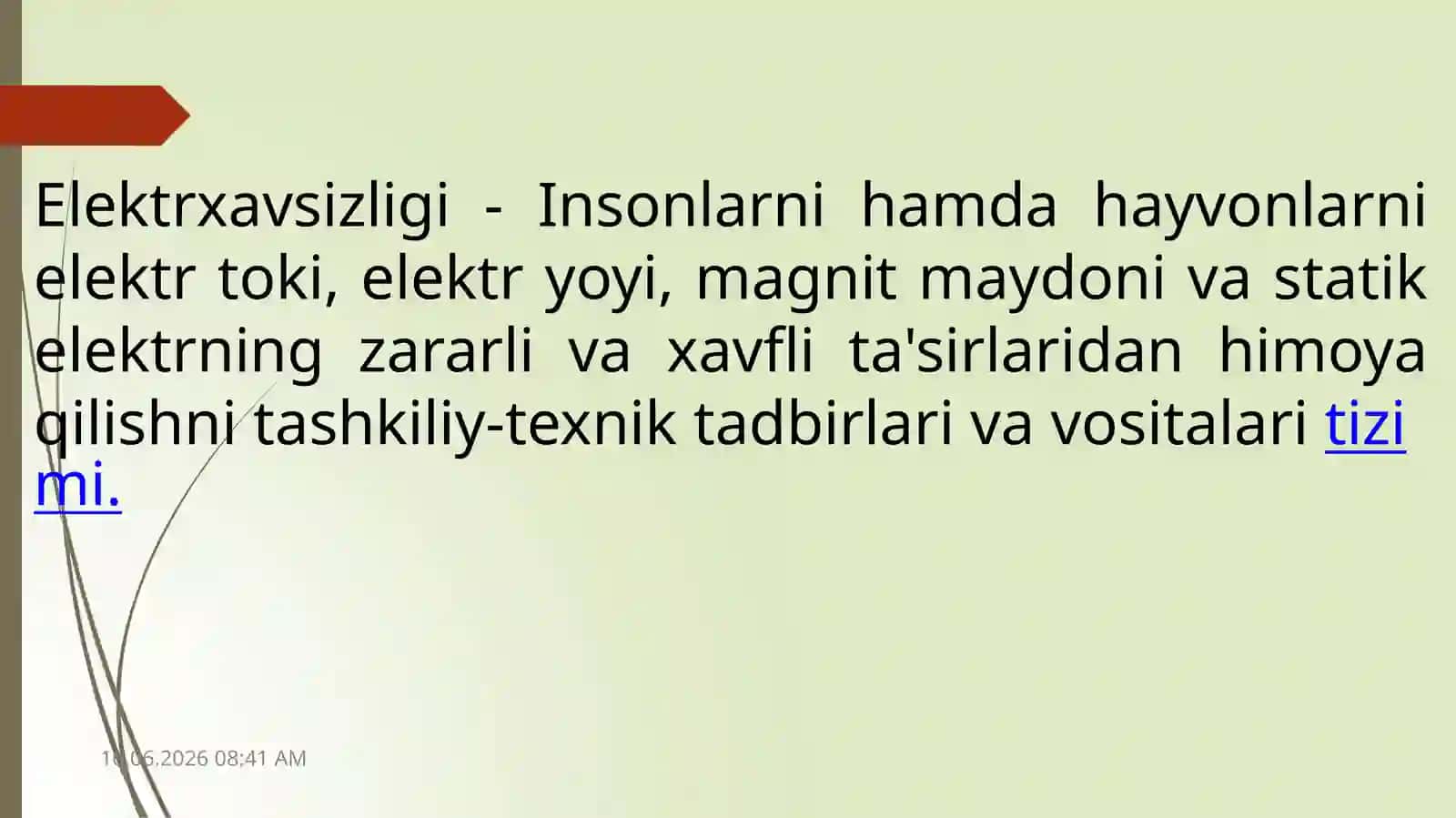 Elektr tokivauninginsonorganizmigata’siri 2
