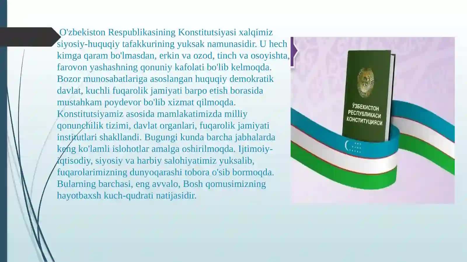 Konstututsiya – farovon hayotimiz poydevori 2
