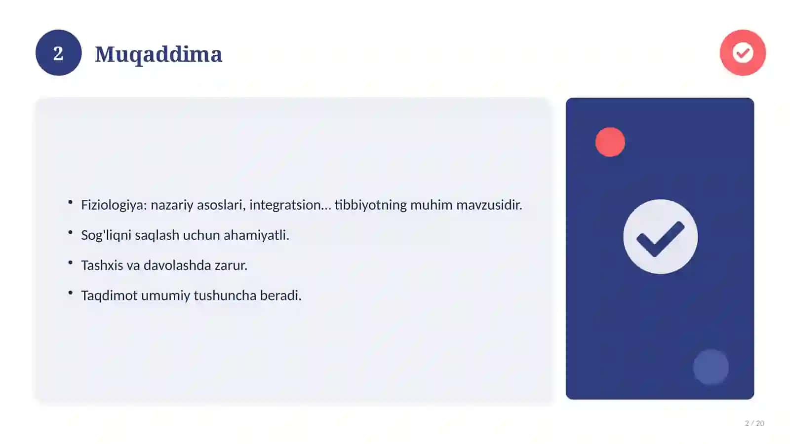 Fiziologiya: nazariy asoslari, integratsion yondashuvda (Esse) 2