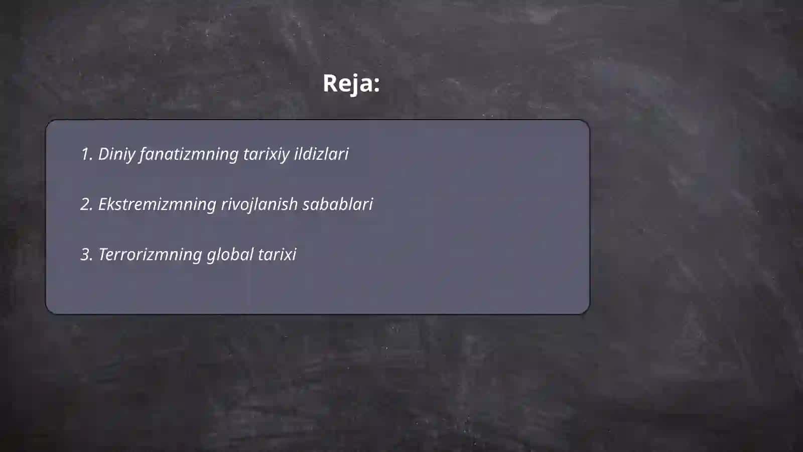Diniy fanatizm, Ektremizm va terrorizmning tarixi va xavfi 2