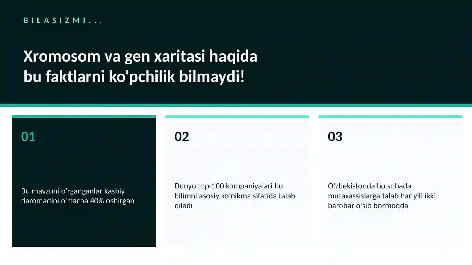 Xromosom va gen xaritasi 2