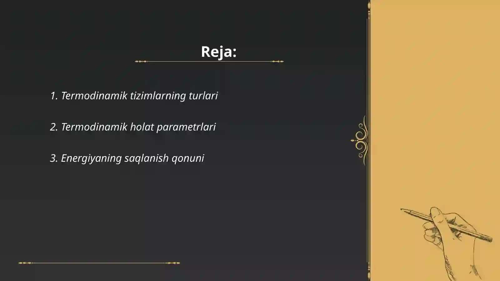 Termodinamik sistemalar 2