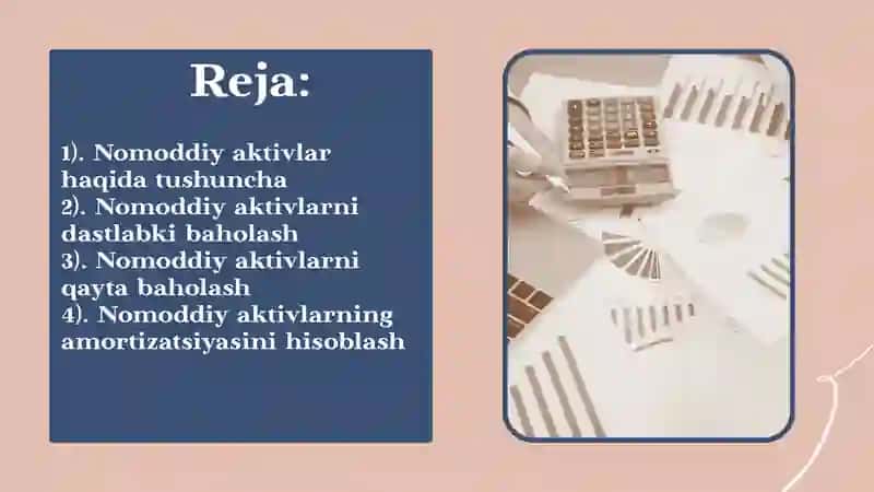 Nomoddiy aktivlar haqida tushuncha 2
