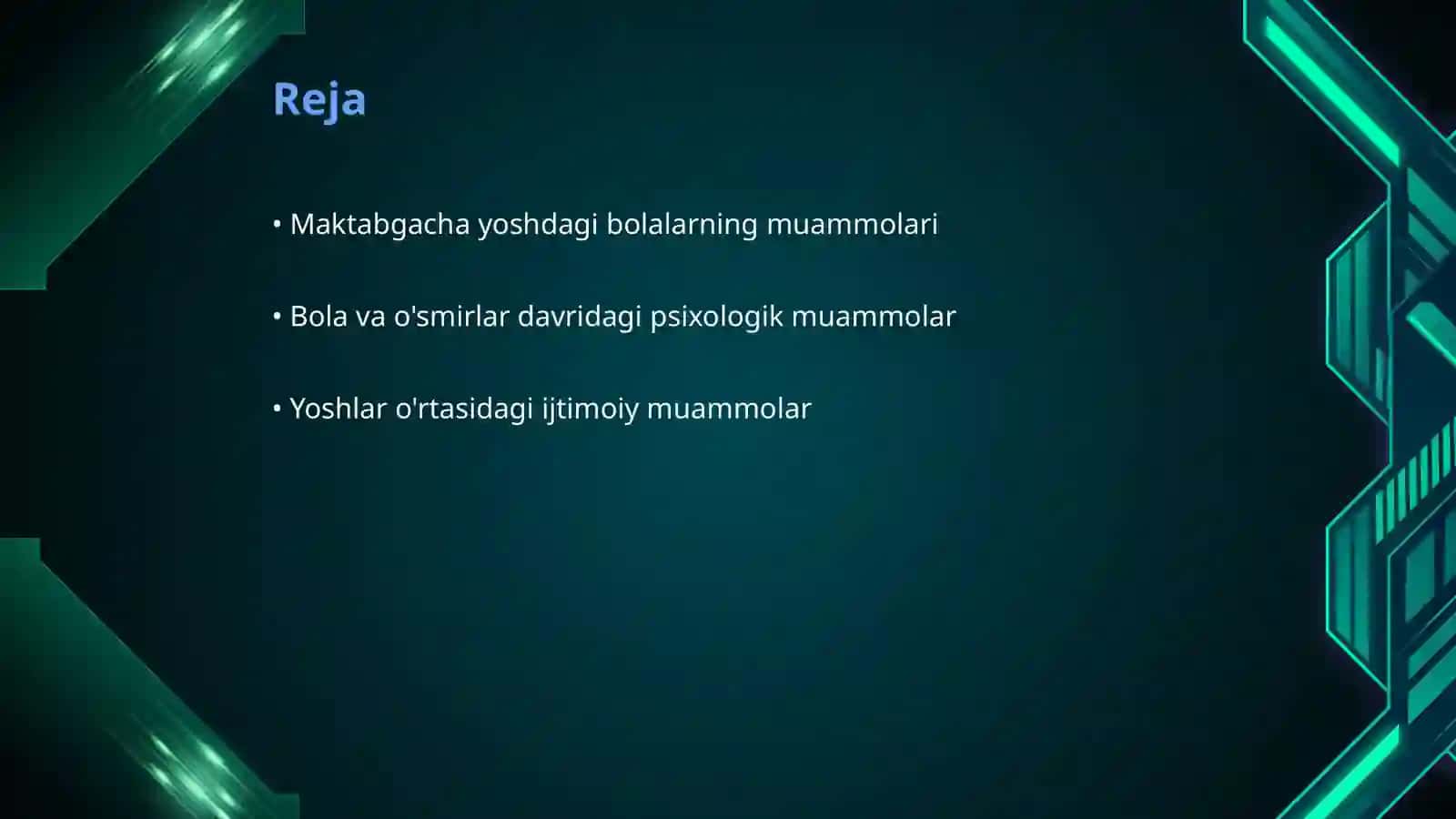 HAR BIR YOSH GURUHIDA YUZ BERADIGAN MUOMMOLARNI TAHLIL QILISH 2