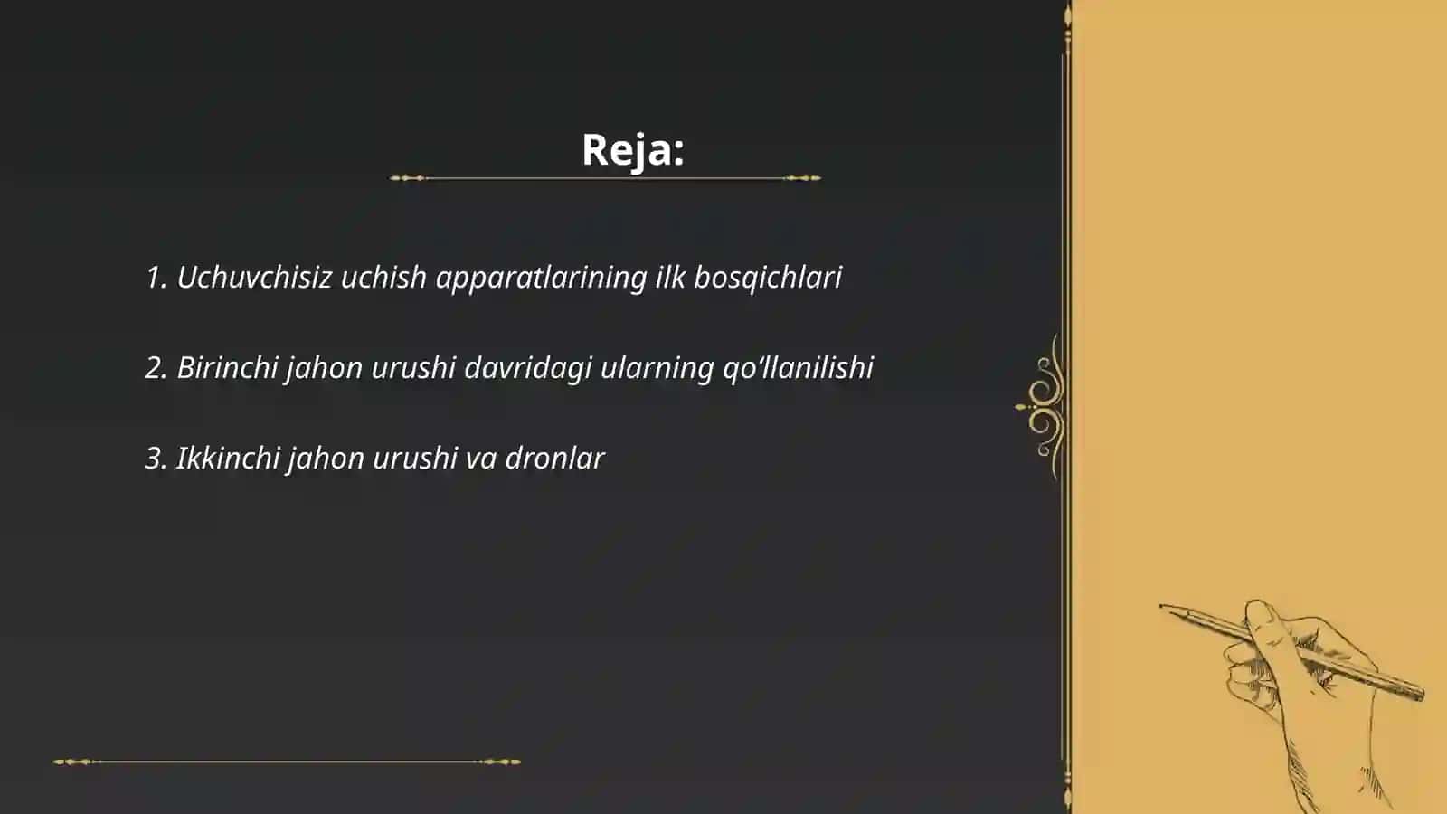 Uchuvchisiz uchish aparatlarining rivojlanish tarixi 2