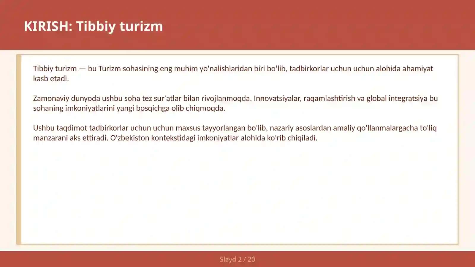 Tibbiy turizm 2