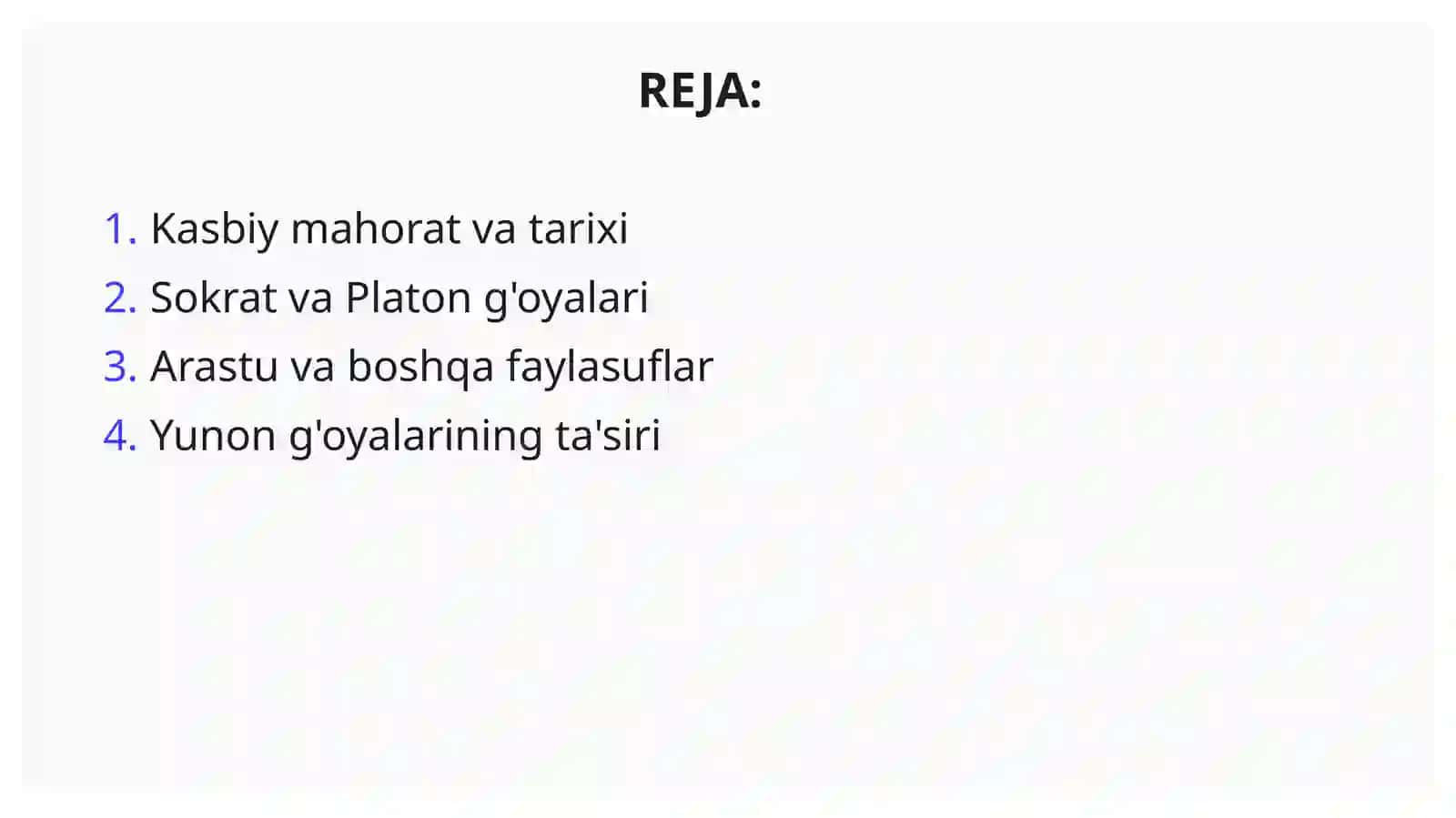 Yunon faylasuflari asarlarida o'qituvchilarning kasbiy mahorat haqidagi g'oyalari 2