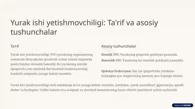 Yurak ishi yetishmovchiligida kompensatsiyaning ekstrakardial omillari 2