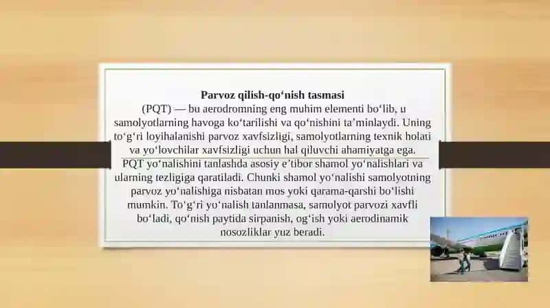 PARVOZ QILISH-QO‘NISH TASMASINI LOYIHALASHDA SHAMOL YO‘NALISHLARINI HISOBGA OLISH 2
