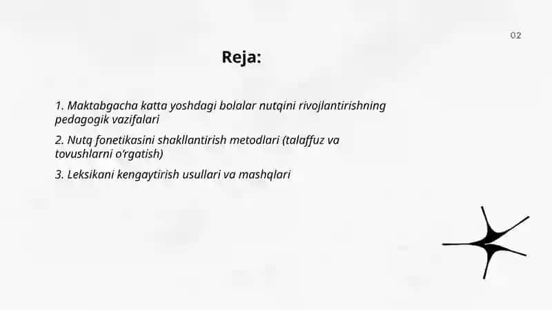 Maktabgacha katta yoshdagi bolalar nutqini o‘stirishnig vazifalari, metodlari va vositalari 2