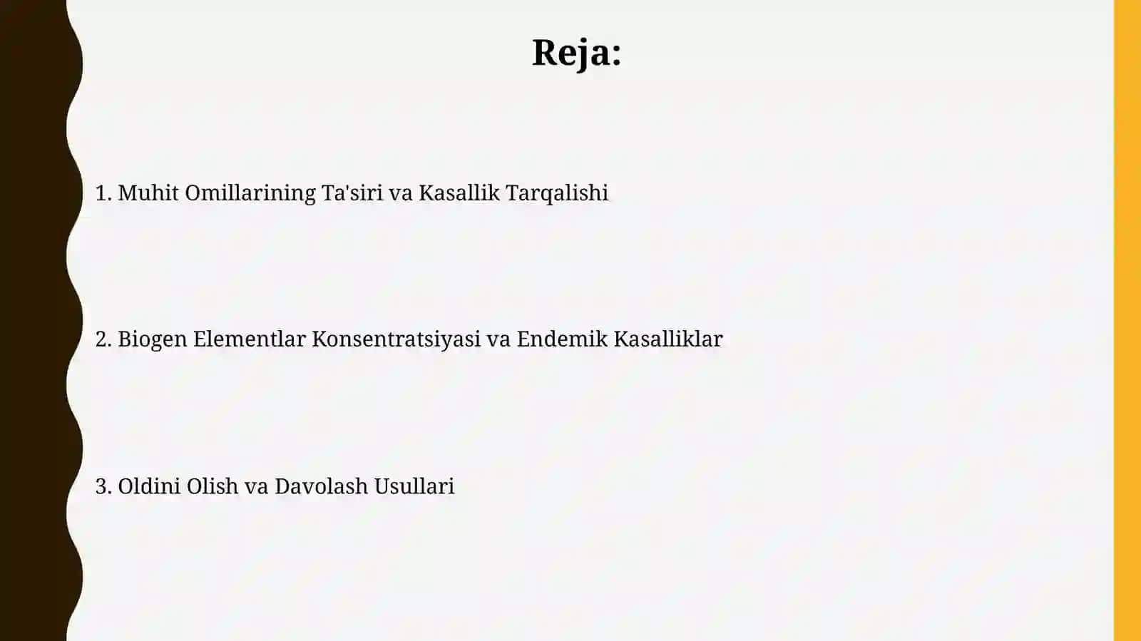 Biogen elementlar atrof muhitidagi elementlar konsentiratsiyasi bn bogʻliq endemik kasalliklar 2