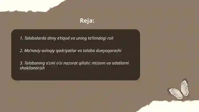 Talabalarda Diniy E’tiqod va Uning Ta’limdagi Roli 2